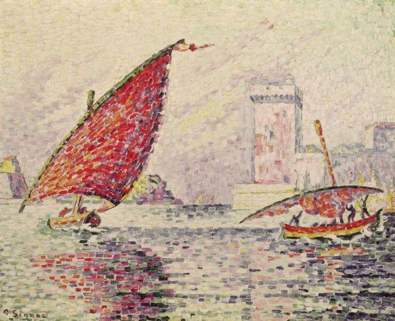 Paul Signac Fort Saint-Jean, Marseilles oil painting picture